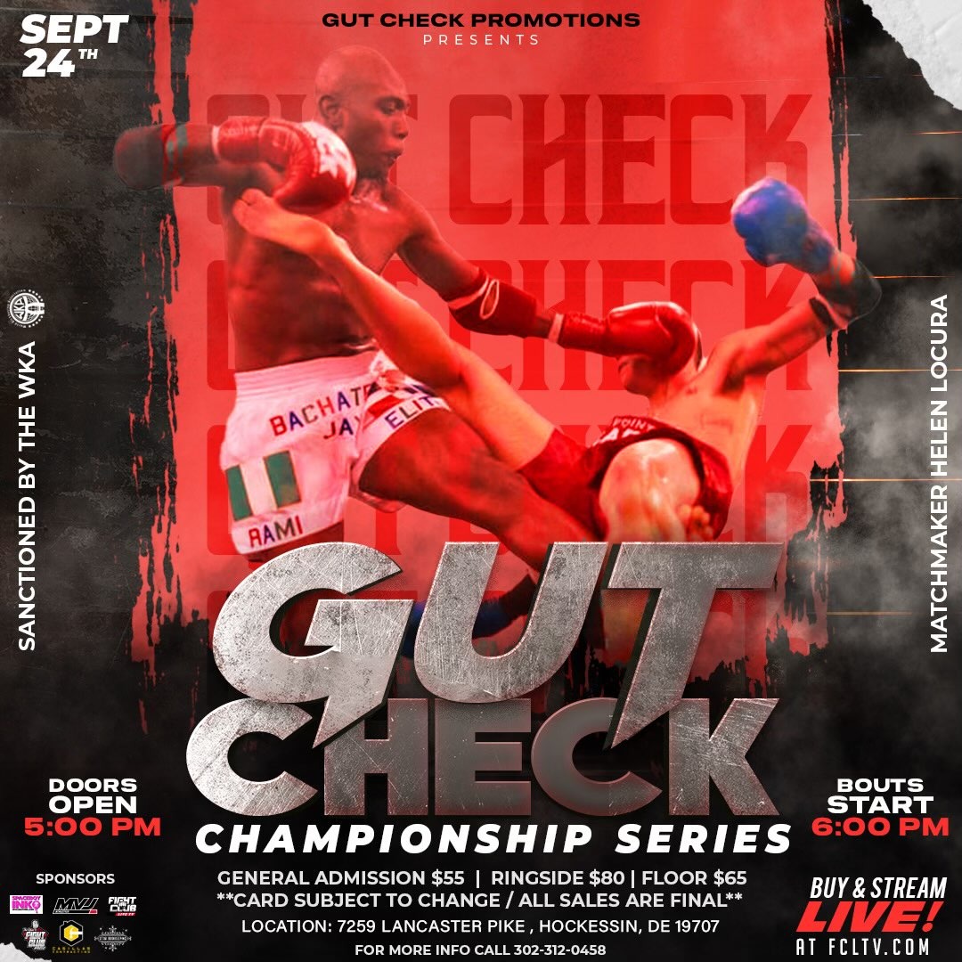 Gut Check Championship Series September 24th, 2022 Live Stream
