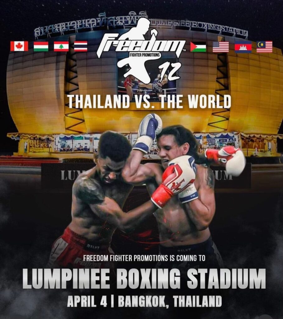Freedom 12 - Live from Lumpinee Boxing Stadium Bangkok, Thailand - Stream Live - April 4th, 2023