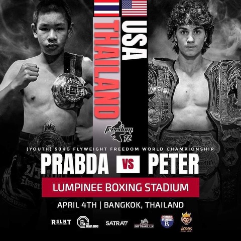 Prabda vs Peter, two youth fighters set to compete at Lumpinee Stadium