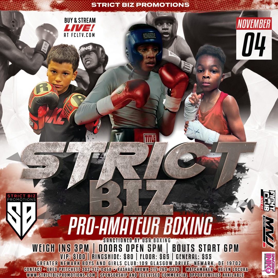 Strict Biz Promotions Unveils November 4th Debut Event with Adonis Wilkins