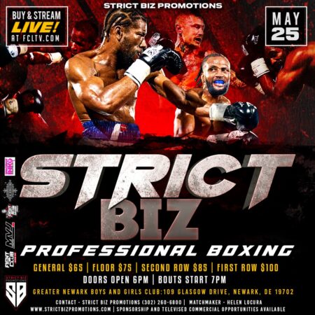 Professional Boxing Live Stream | Strict Biz Promotions | May 25th, 2024